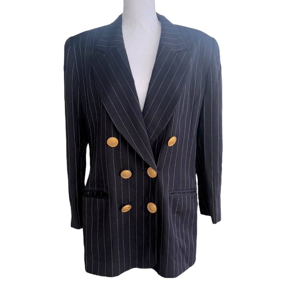 Randy Kemper Pinstripe Blazer Jacket